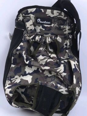 New Mediun DOG Camouflage Backpack/Frontpack - Green Camo